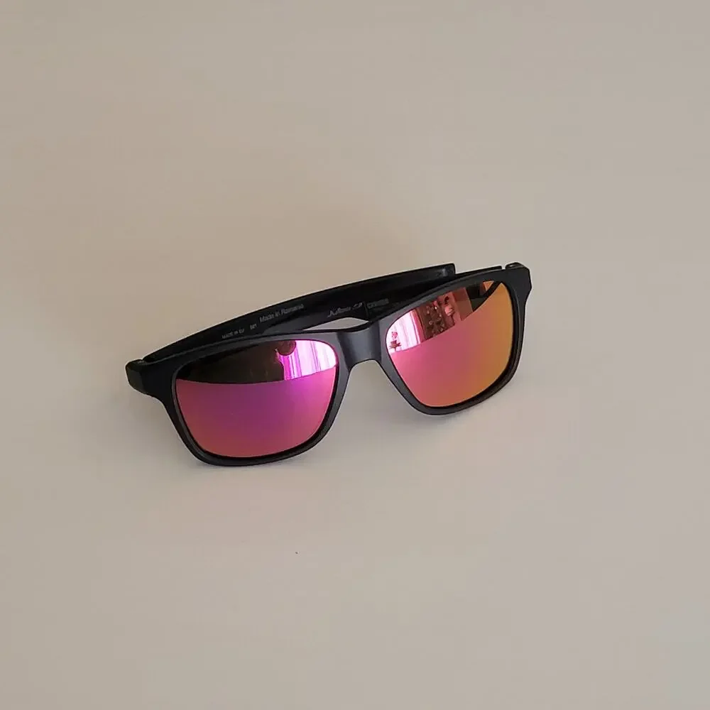 Julbo Kids Cruiser sunglasses durable matte black frame red mirror lenses